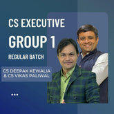 CS Executive Group 1 Combo | Regular Batch by CS Deepak Kewalia & CS Vikas Paliwal | For Dec 25 & June 26 Exams